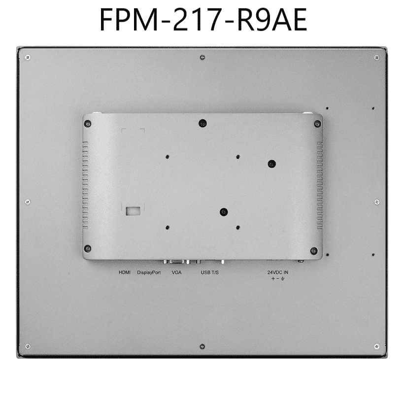 抵抗膜方式タッチパネル、ダイレクト HDMI、DP、および VGA ポートを備えた17インチ SXGA 産業用モニタ